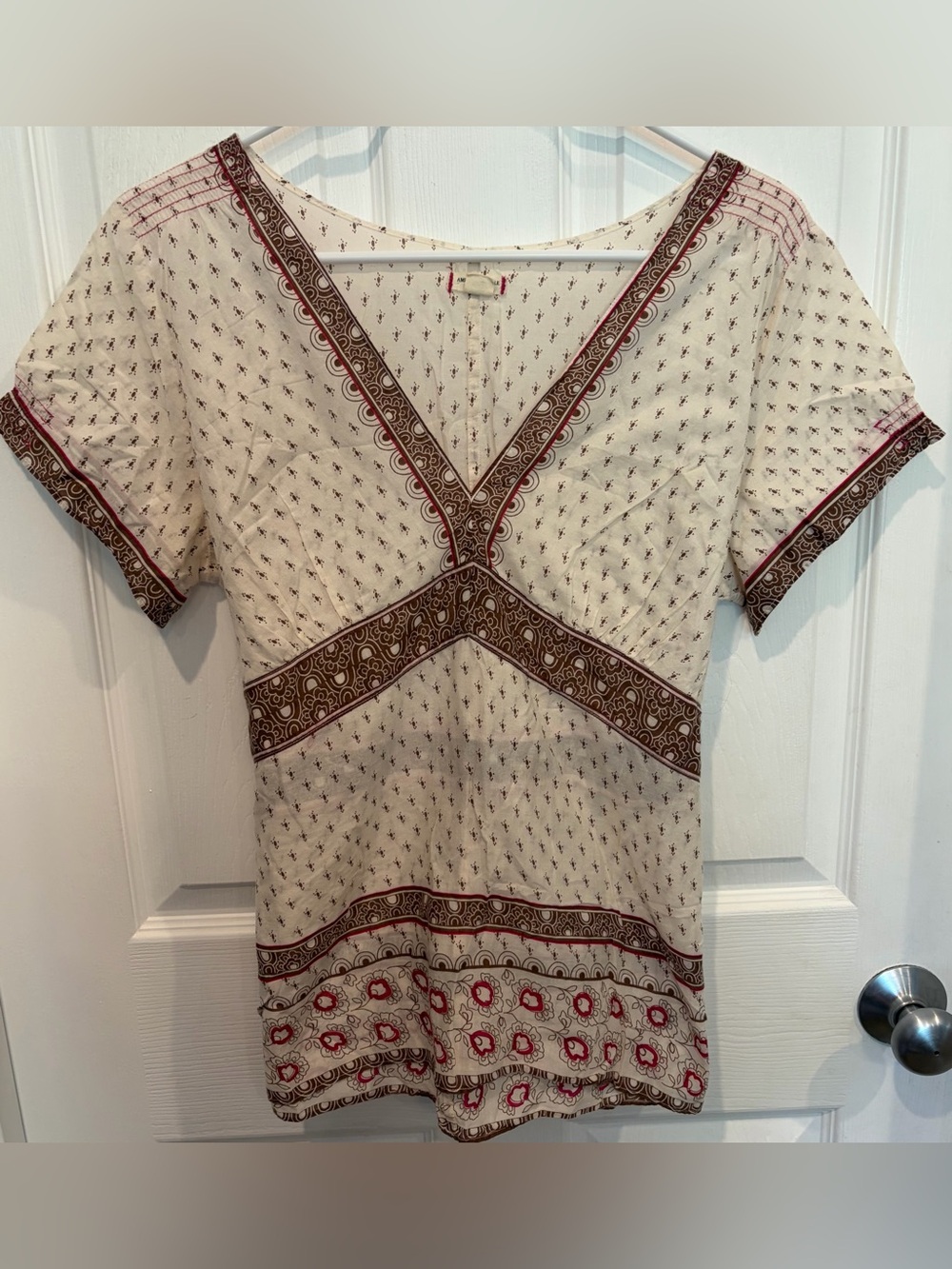 Blouse Short Sleeve V-Neck American Eagle, Women’s size 14